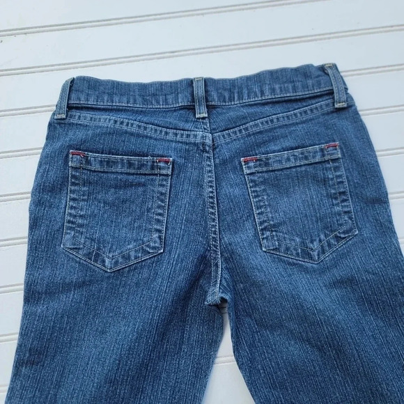 Mossimo Lauren Horowitz Junior's 3 Short Medium Wash Blue Denim Jeans 28x23 - Picture 8 of 9